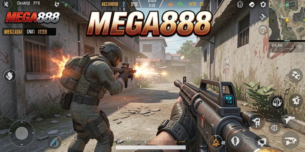 Tampilan gameplay seru dan mendebarkan di MEGA888.