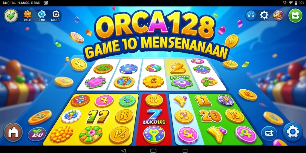 Tampilan gameplay seru dan interaktif di ORCA128.