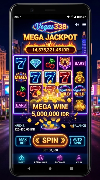 Tampilan utama aplikasi vegas338 dengan berbagai pilihan aplikasi.